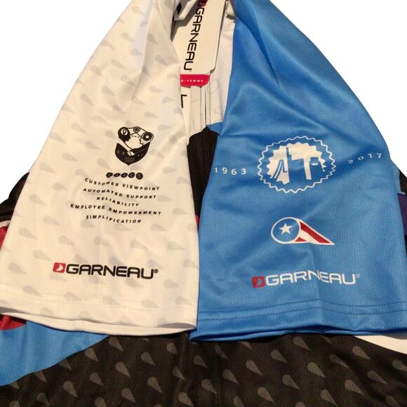 Garneau Comcast Women's Full Zip Cycling Jersey Shirt Size XL Team Apparel NWT - Picture 4 of 6